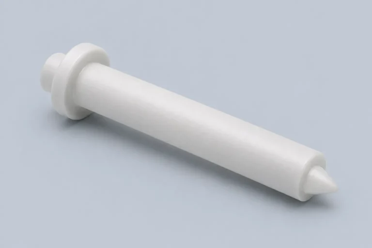 Precision ceramic lift pin used in semiconductor wafer handling and vacuum chamber applications