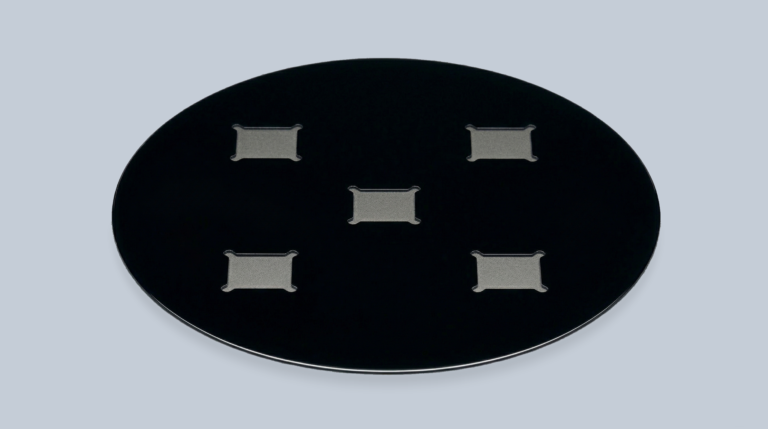 Custom silicon pocket wafer with precision cavities for MEMS and semiconductor applications