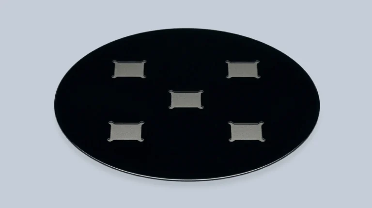 Custom silicon pocket wafer with precision cavities for MEMS and semiconductor applications
