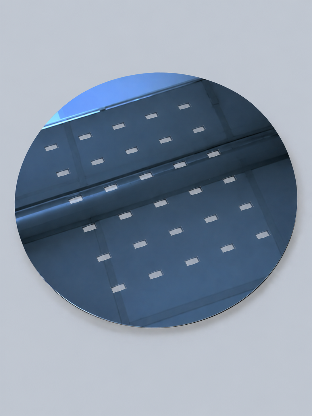 Deep cavity silicon wafer structure for thermal oxide, CVD and ALD insulation layer comparison in semiconductor manufacturing.