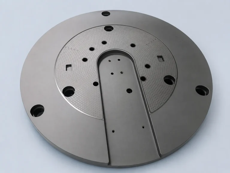 Silicon carbide wafer pin chuck with dense micro-bump surface for semiconductor equipment