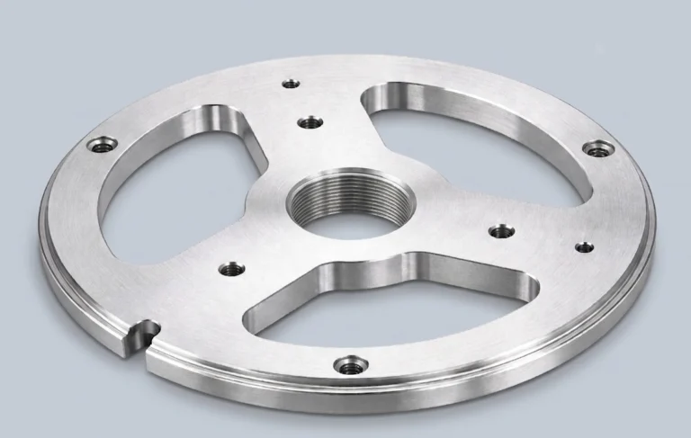 CNC machined optical component with SM1 fine thread (40 TPI) for precision optical assembly